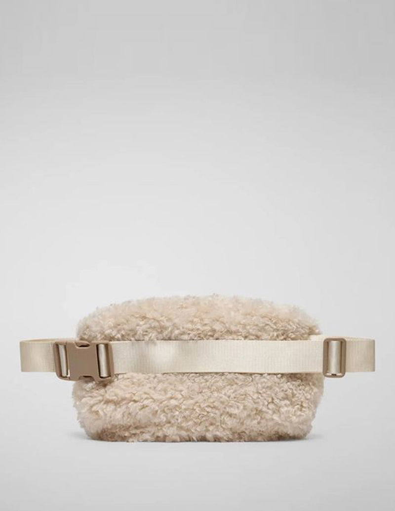 Riñonera Save The Duck con Logo Beige Mujer