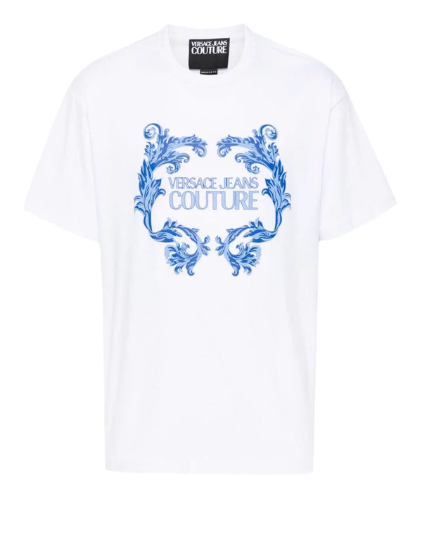 Camiseta Versace Jeans Couture con Logo Blanca Hombre