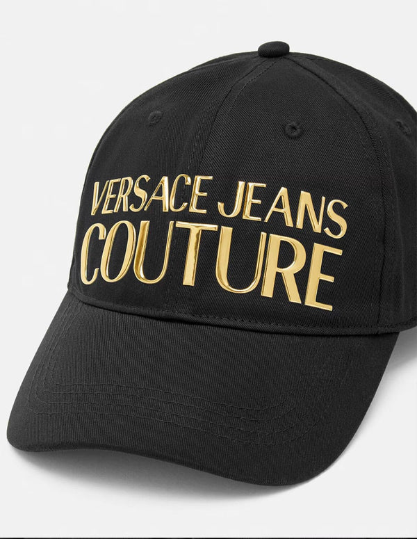 Gorra Versace Jeans Couture con Logo Dorado Negra Unisex