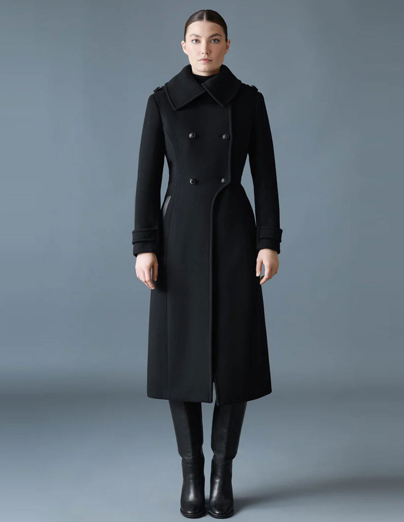 Abrigo MACKAGE Elodie-R Negro Mujer