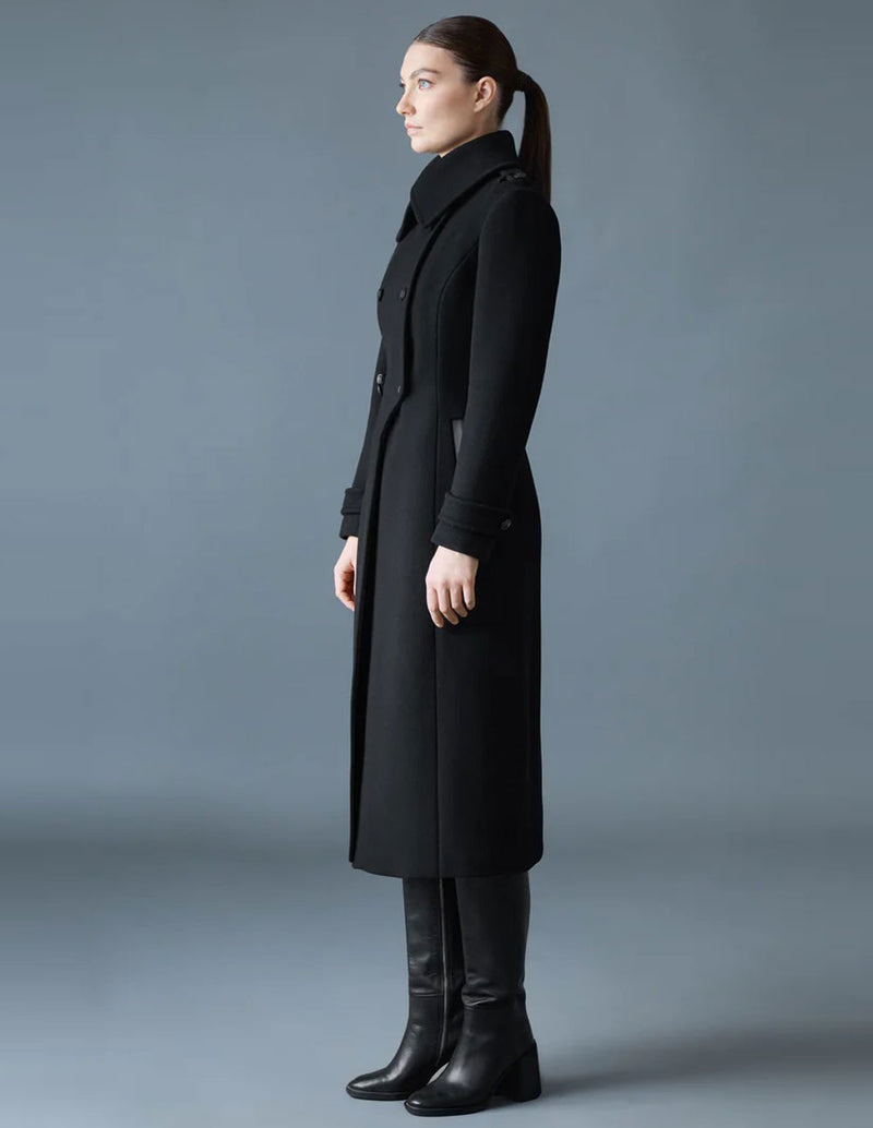 Abrigo MACKAGE Elodie-R Negro Mujer