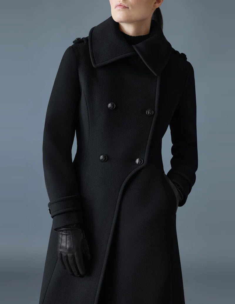 Abrigo MACKAGE Elodie-R Negro Mujer