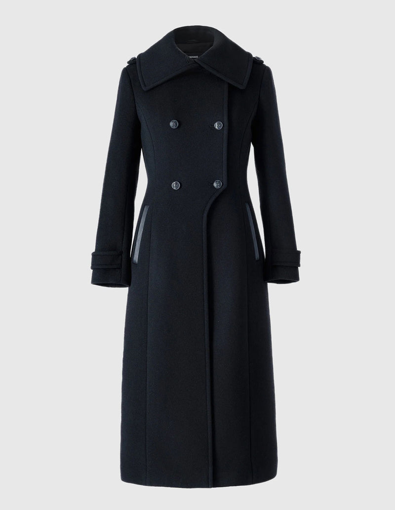 Abrigo MACKAGE Elodie-R Negro Mujer