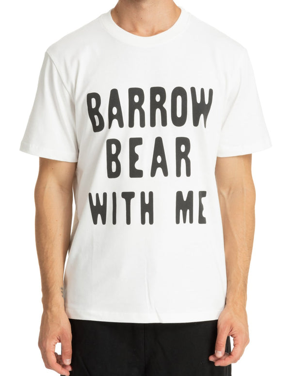 Camiseta BARROW con Estampado Blanca Unisex