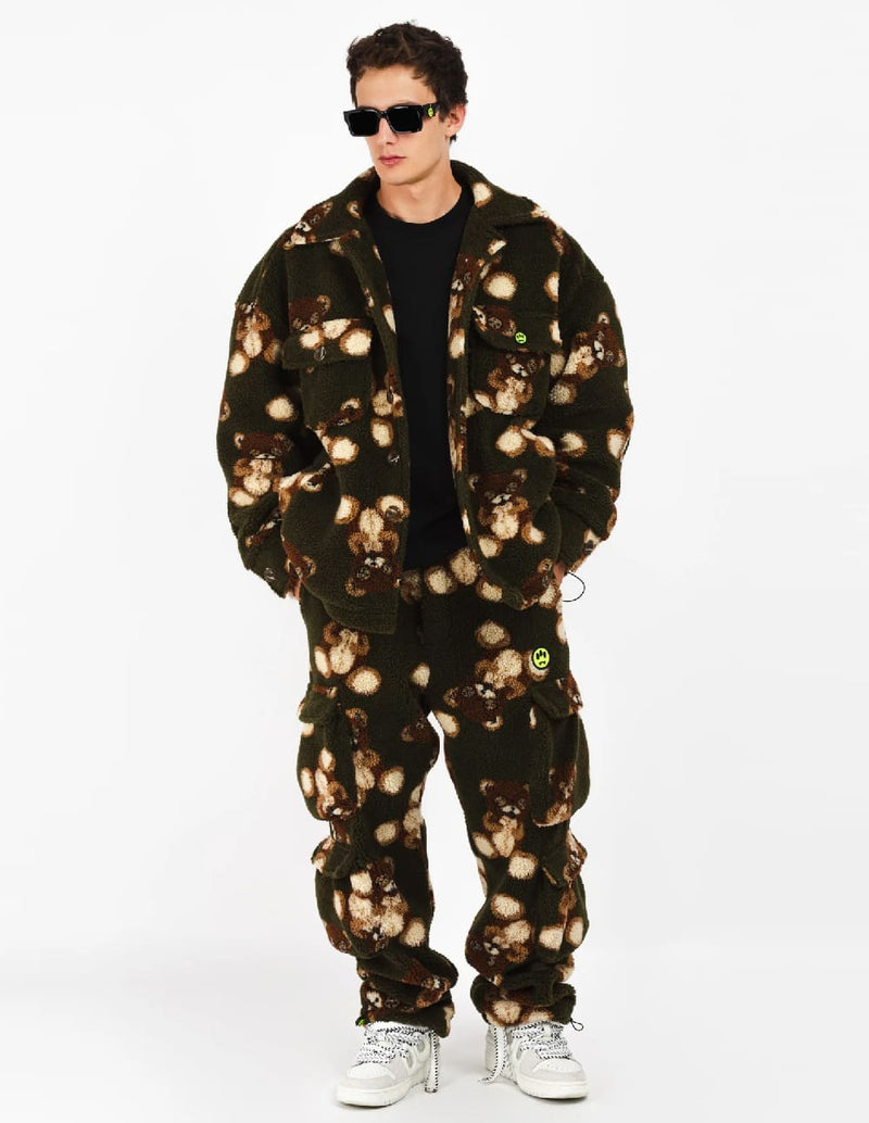 Chaqueta BARROW Teddy Camouflage Verde Unisex