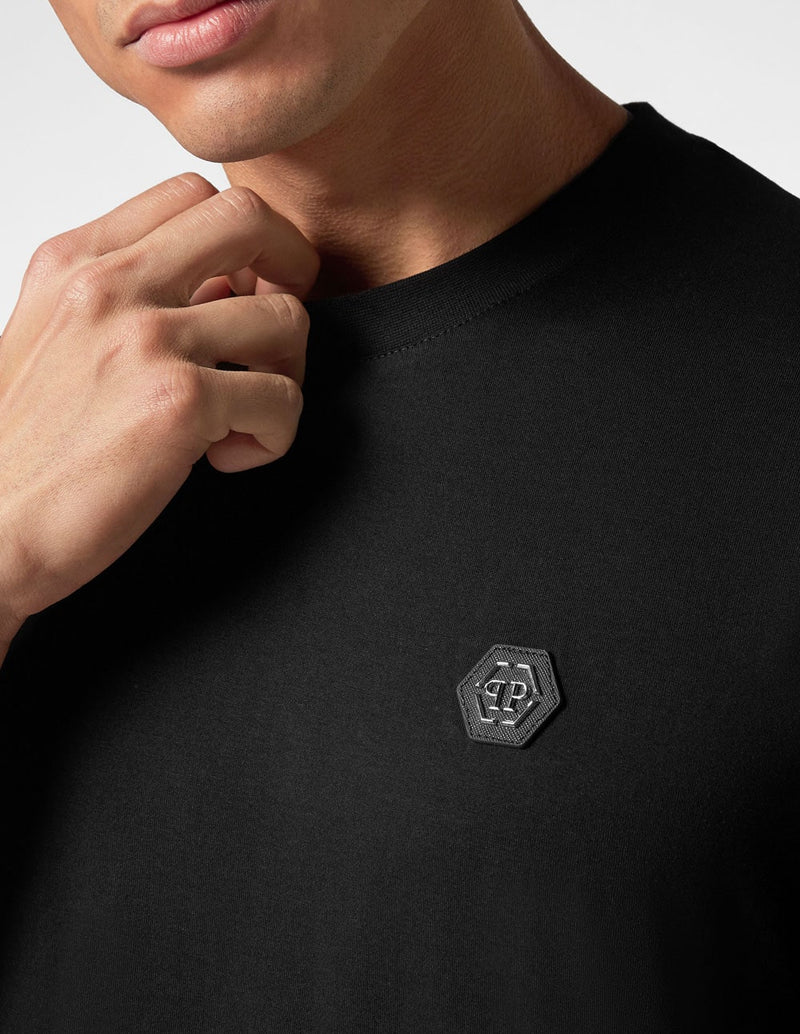 Philipp Plein Hexagon Black Men's T-shirt