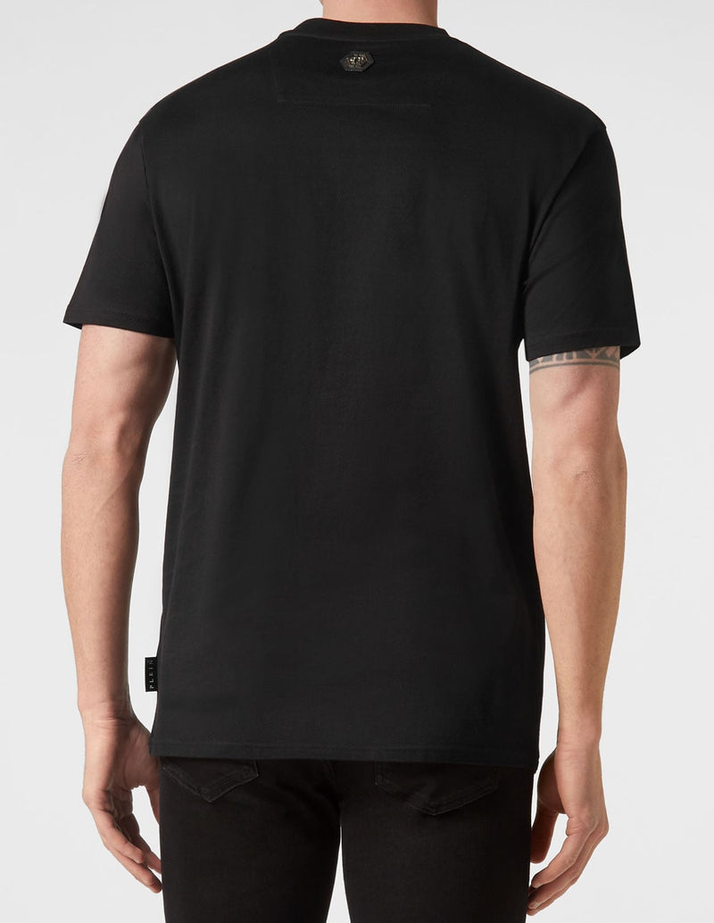 Camiseta Philipp Plein Skull&Bones Negra Hombre
