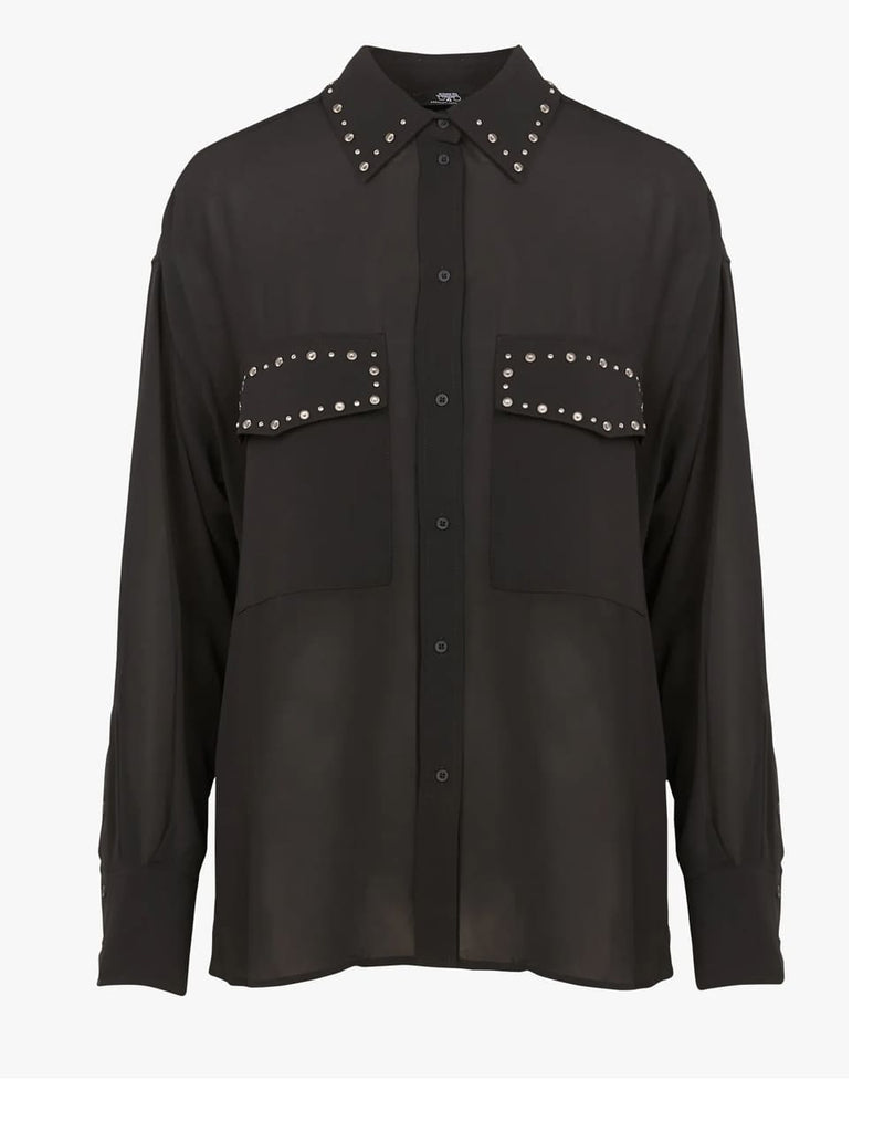 Camisa Le Temps des Cerises Alyo Negra Mujer