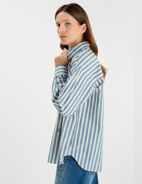 Camisa Le Temps des Cerises Ana Azul Mujer