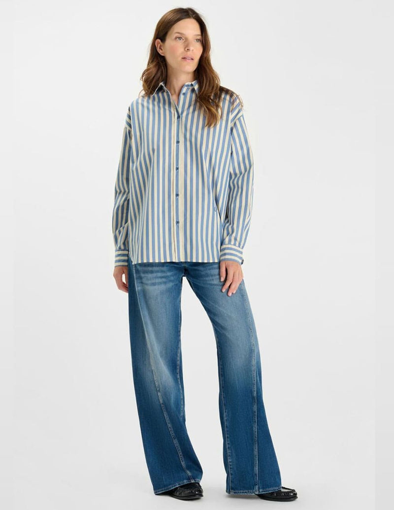 Camisa Le Temps des Cerises Ana Azul Mujer