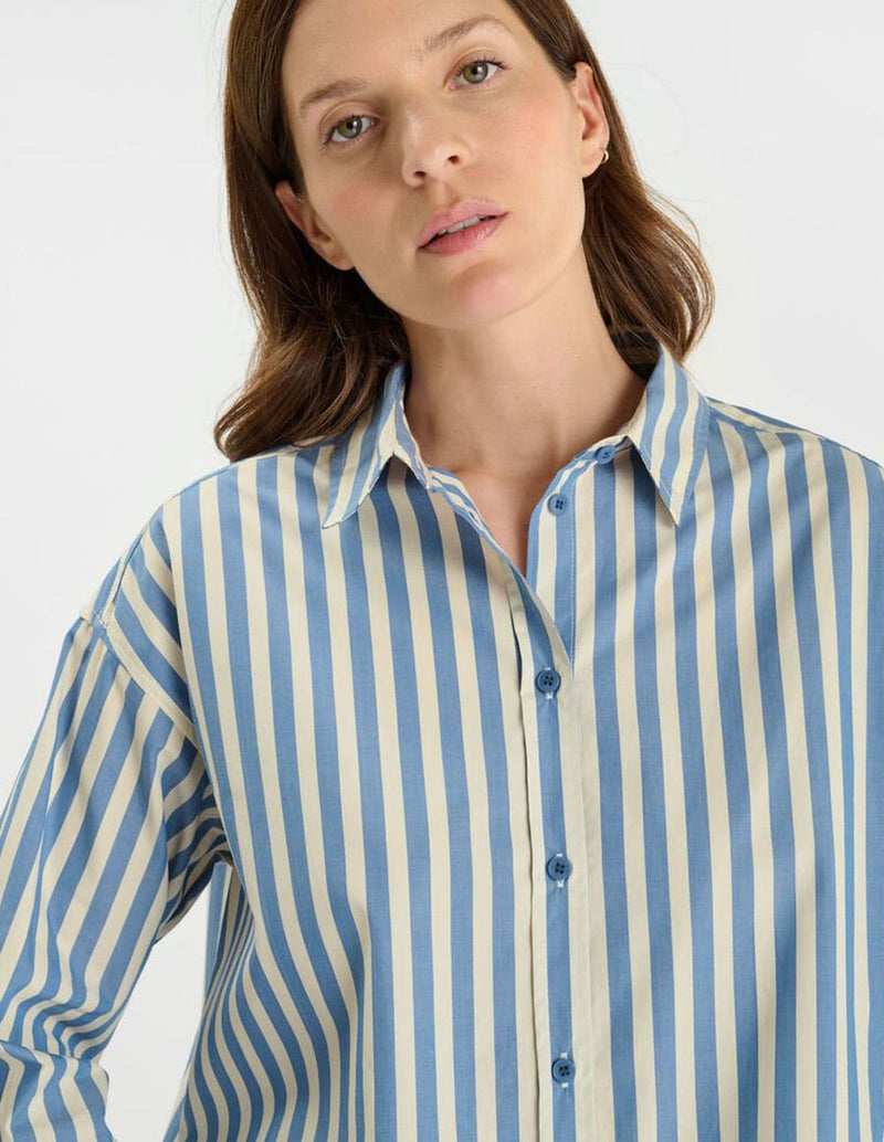 Camisa Le Temps des Cerises Ana Azul Mujer