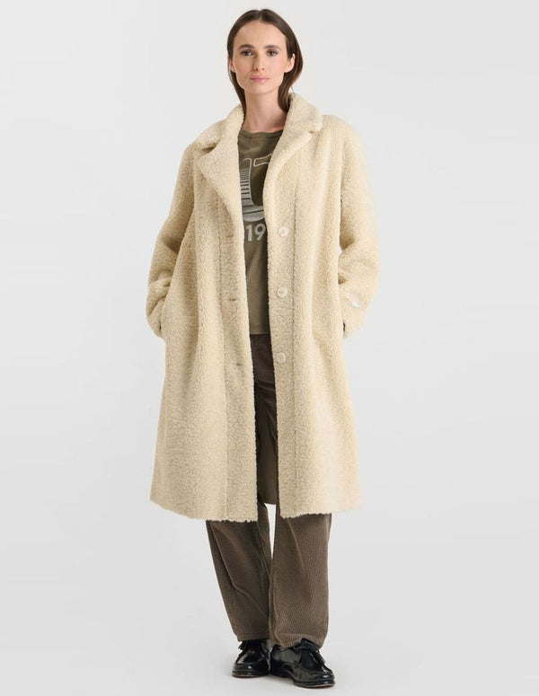 Abrigo Le Temps des Cerises Arty Beige Mujer