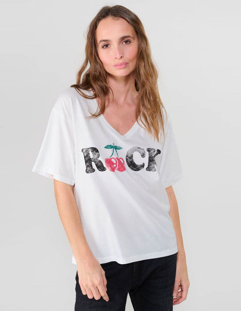 Camiseta Le Temps des Cerises Auldy Blanca Mujer