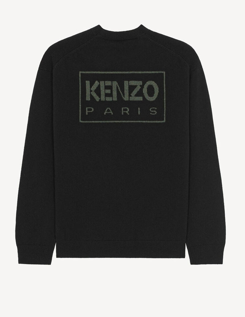 Ropa Kenzo Kenzo Hombre Rebajas Jersey Kenzo Paris De Lana Negro