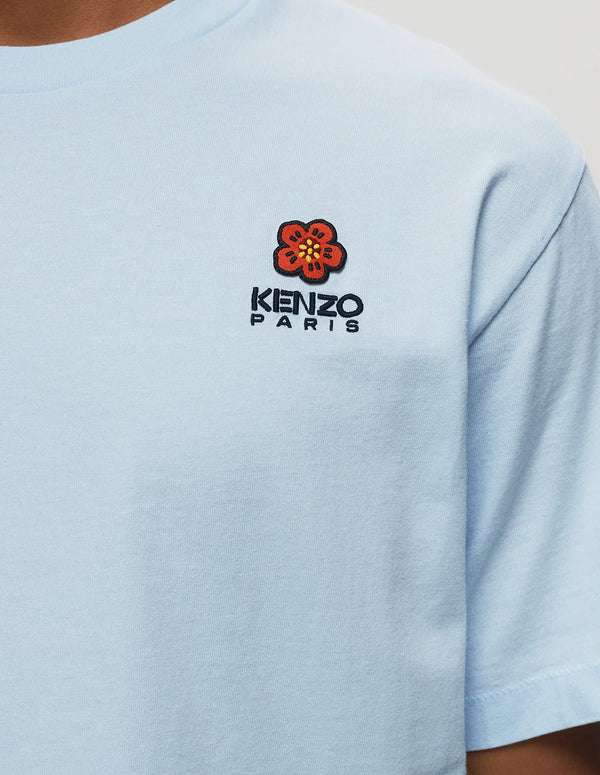 Camiseta Kenzo con Parche Boke Flower Azul Hombre