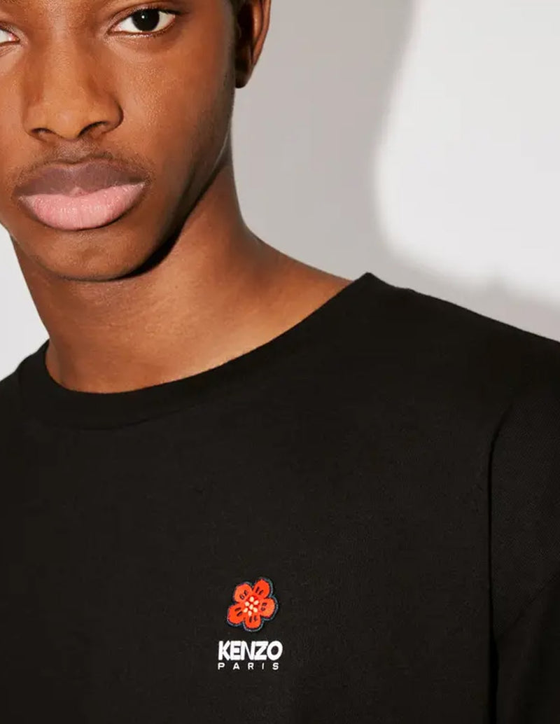 Camiseta Kenzo Boke Flower de Manga Larga Negra Hombre