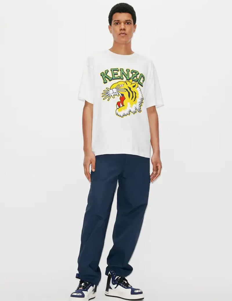 Camiseta Kenzo Tiger Varsity Jungle Blanca Hombre