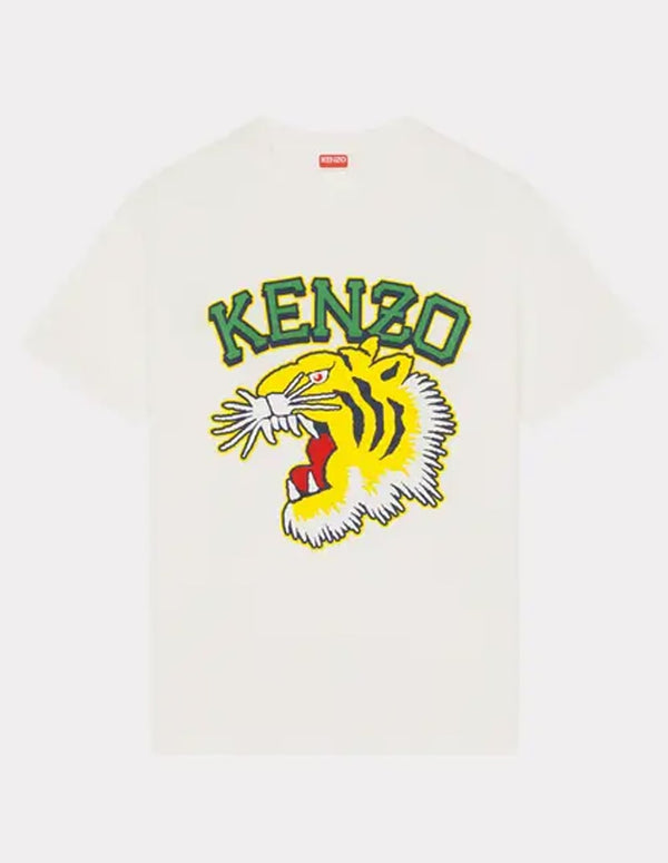 Camiseta Kenzo Tiger Varsity Jungle Blanca Hombre
