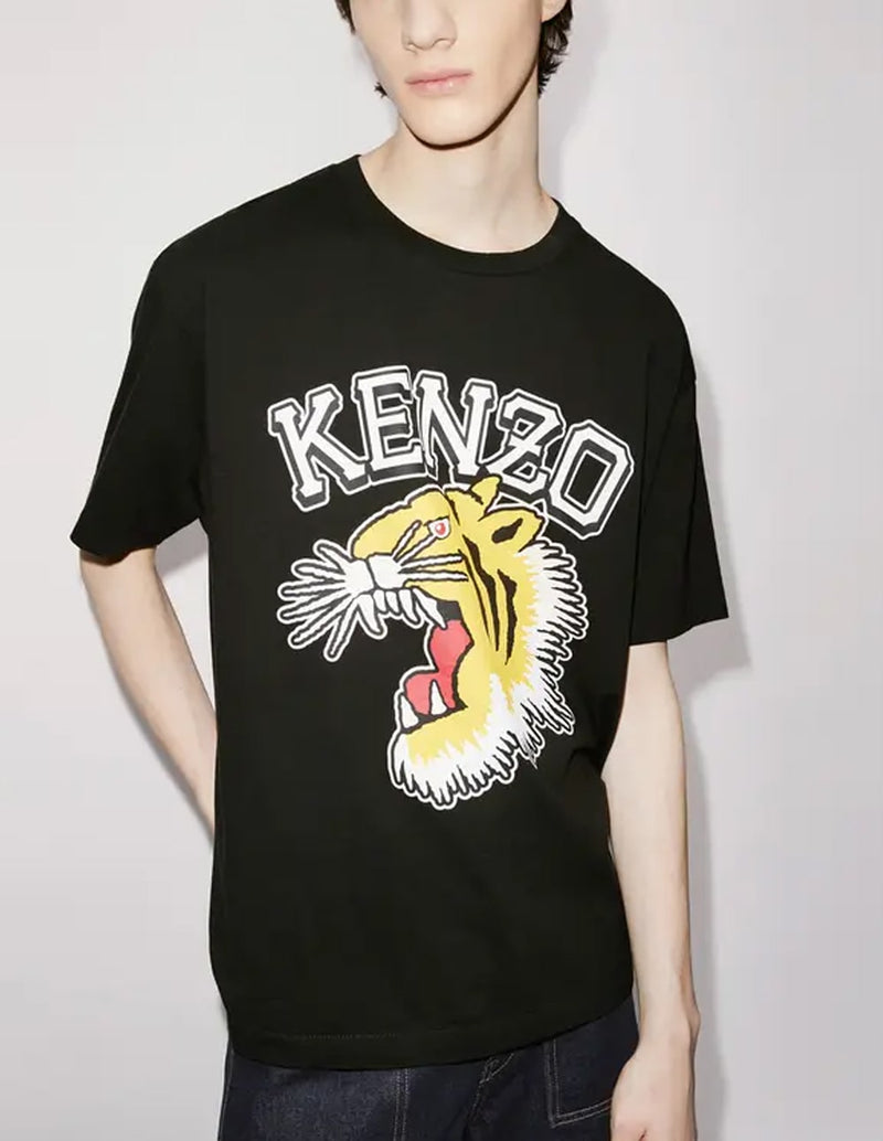 Camiseta Kenzo Tiger Varsity Jungle Negro Hombre