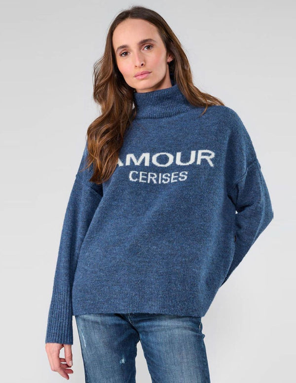 Jersey Le Temps des Cerises Darry Azul Mujer