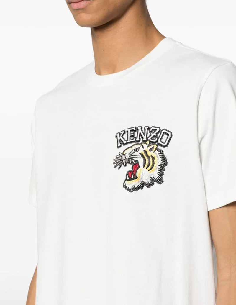 Camiseta Kenzo Varsity Jungle Blanca Hombre