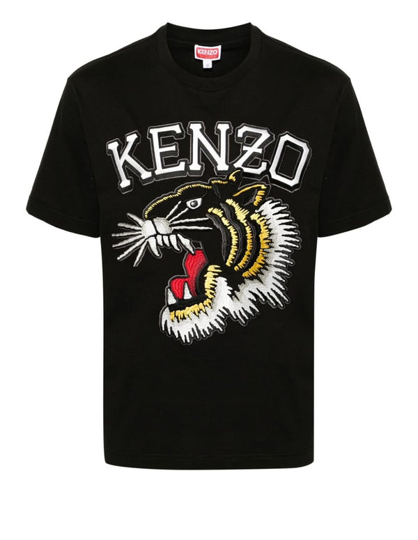 Camiseta Kenzo Tiger Varsity Negra Hombre