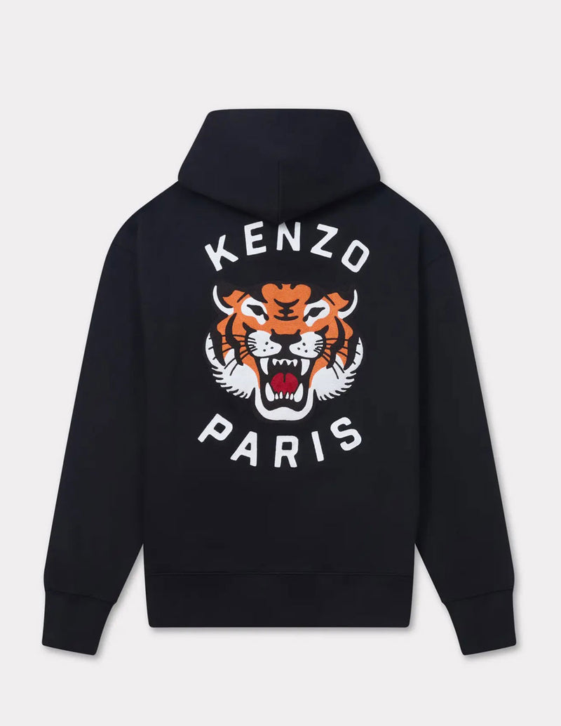 Sudadera con Capucha Kenzo Lucky Tiger Negra  Unisex