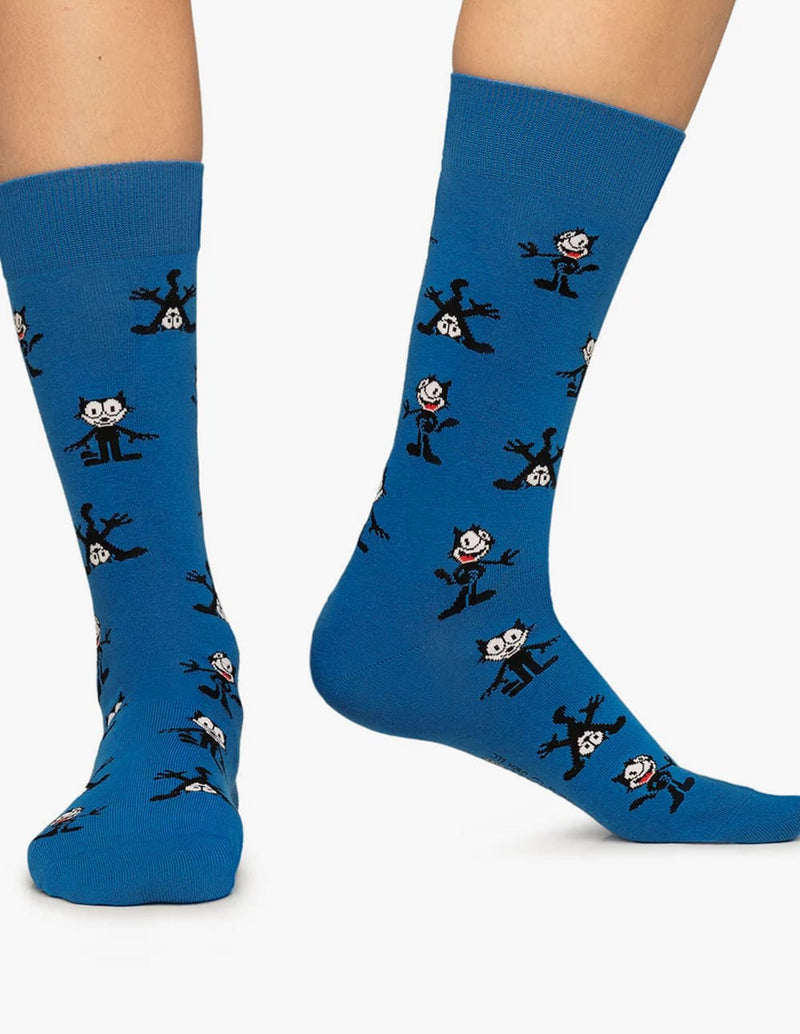 Calcetines Jimmy Lion Felix Pattern Azules Unisex