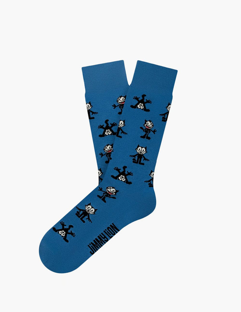 Calcetines Jimmy Lion Felix Pattern Azules Unisex