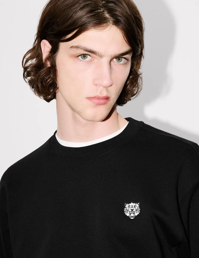 Sudadera Kenzo Happy Tiger Bordada Negra Hombre
