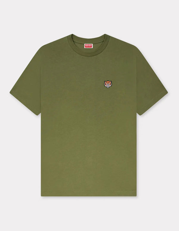 Camiseta Kenzo con Bordado Kenzo Happy Tiger Verde Hombre