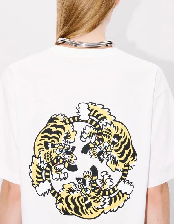 Camiseta Kenzo Verdy Market Blanca Unisex