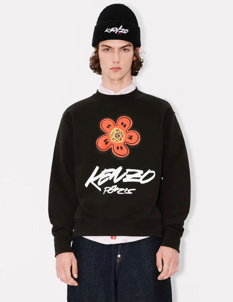 Sudadera Kenzo x Futura 2000 Negra Hombre