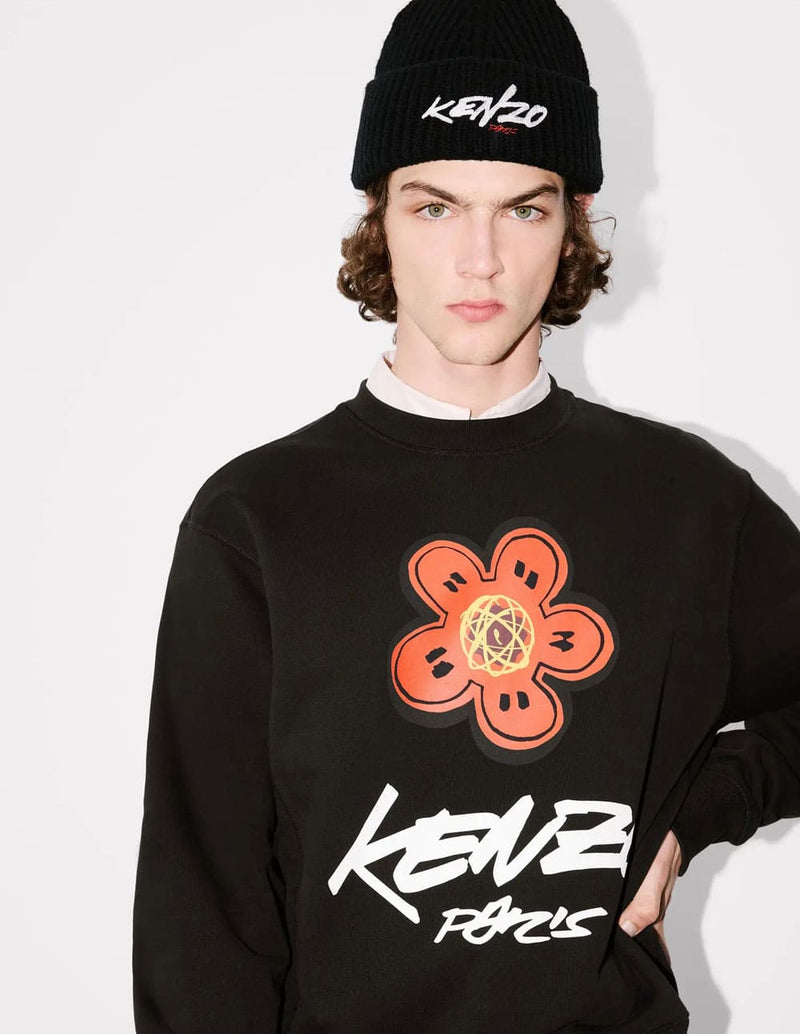 Sudadera Kenzo x Futura 2000 Negra Hombre