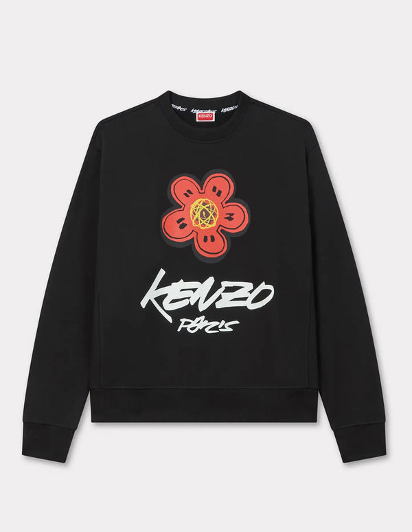 Sudadera Kenzo x Futura 2000 Negra Hombre
