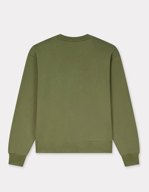 Sudadera Kenzo Bordada Happy Tiger Verde Hombre