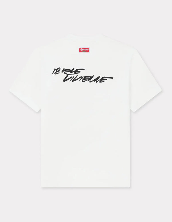 Camiseta Kenzo x Futura 2000 Blanca Hombre