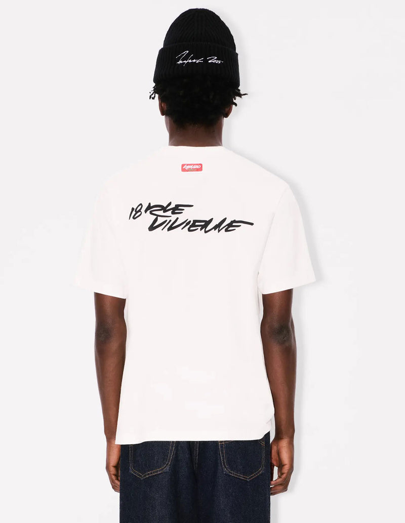Camiseta Kenzo x Futura 2000 Blanca Hombre