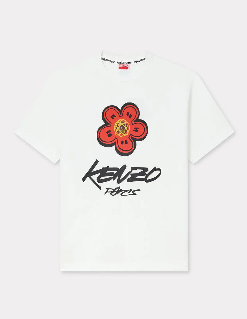 Camiseta Kenzo x Futura 2000 Blanca Hombre