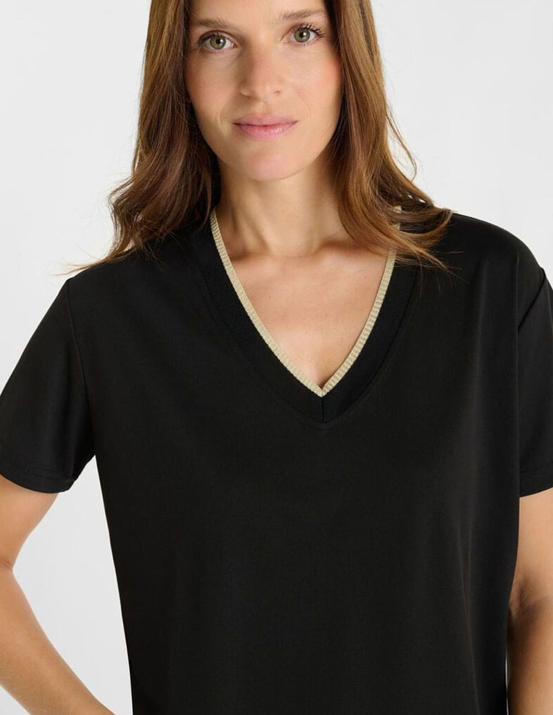 Camiseta Le Temps des Cerises Fuka Negra Mujer
