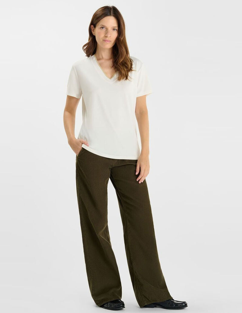 Camiseta Le Temps des Cerises Fuka Beige Mujer