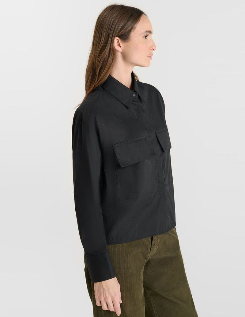 Camisa Le Temps des Cerises Gullin Negra Mujer