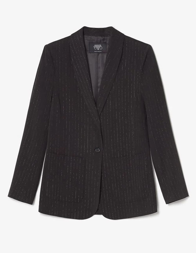 Blazer Le Temps des Cerises Neela Negra Mujer