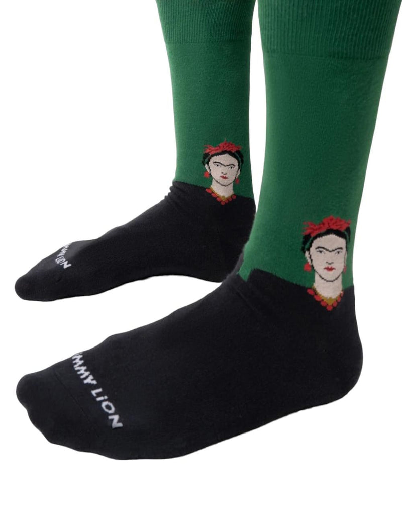 Calcetines Jimmy Lion Frida Catrina Verdes Unisex