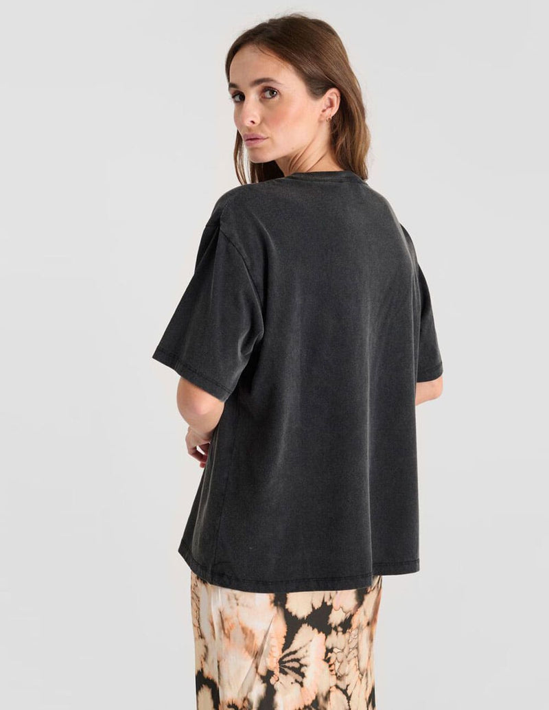 Camiseta Le Temps des Cerises Scavo Negra Mujer