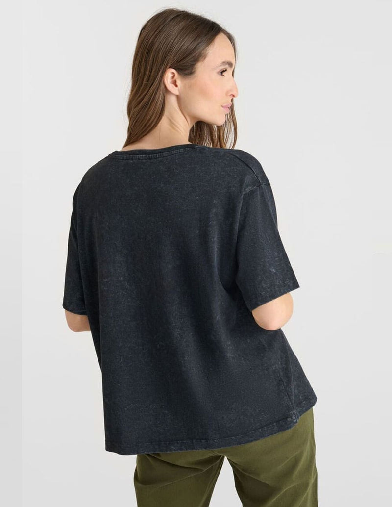 Camiseta Le Temps des Cerises Spears Negra Mujer