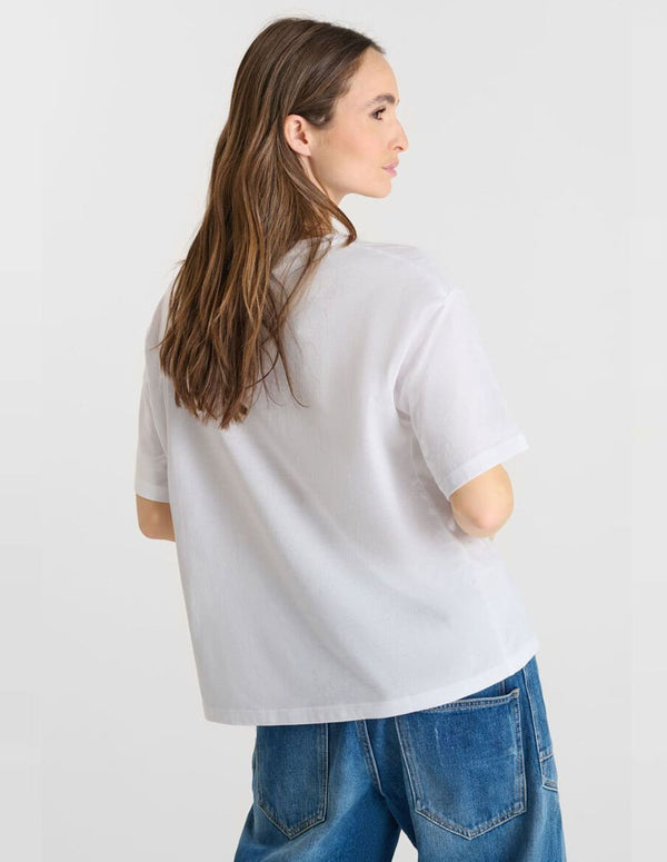 Camiseta Le Temps des Cerises Spears Blanca Mujer