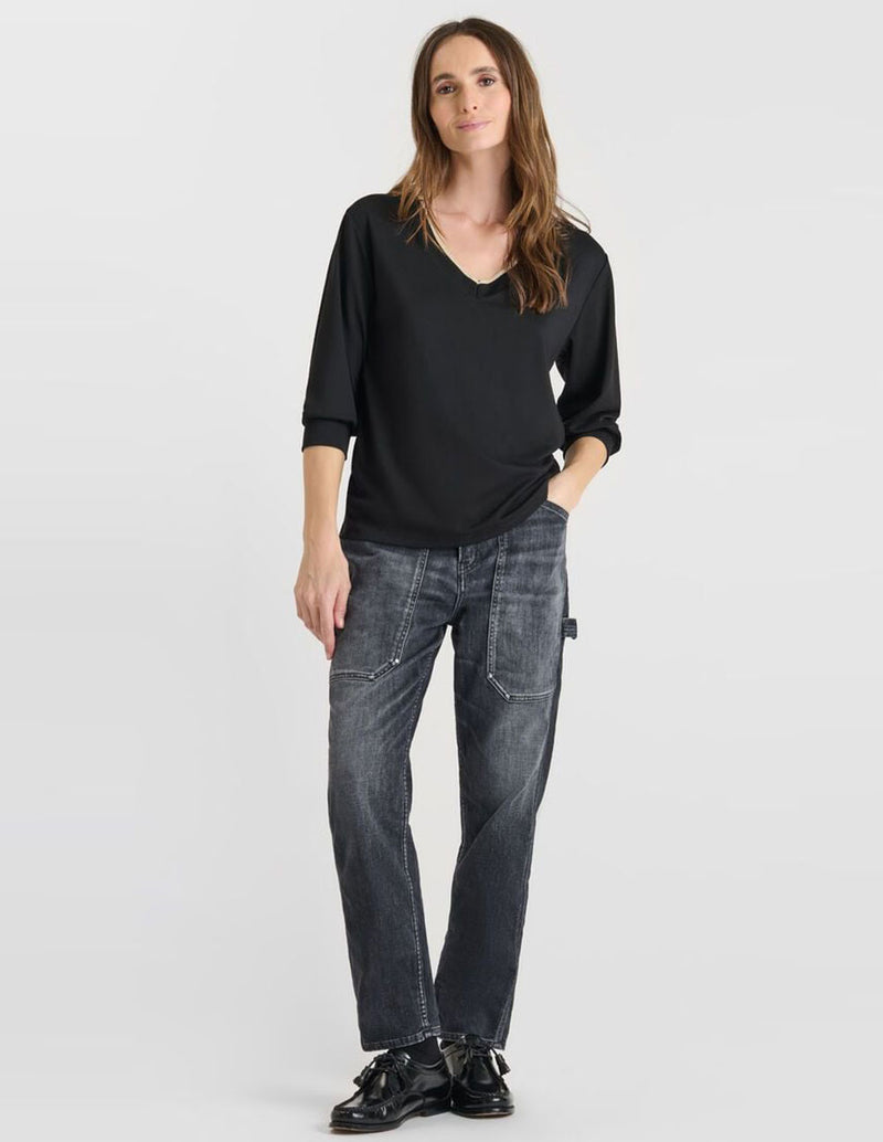 Camiseta Le Temps des Cerises Ticka Negra Mujer