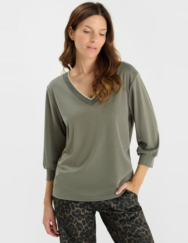 Camiseta Le Temps des Cerises Ticka Gris Mujer