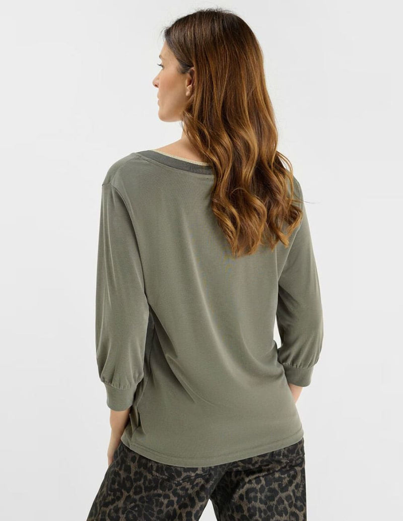 Camiseta Le Temps des Cerises Ticka Gris Mujer